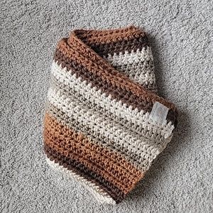 Shades of Brown Hand Made Winter Scarf